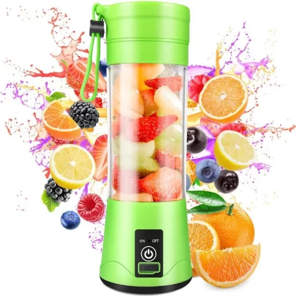 Mini Liquidificador Portátil  com 6 Lâminas Recarregável - Image 2