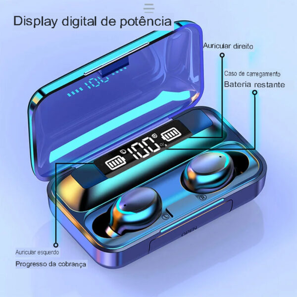 Fone de Ouvido Sem Fio Bluetooth à Prova d'Água - Image 4