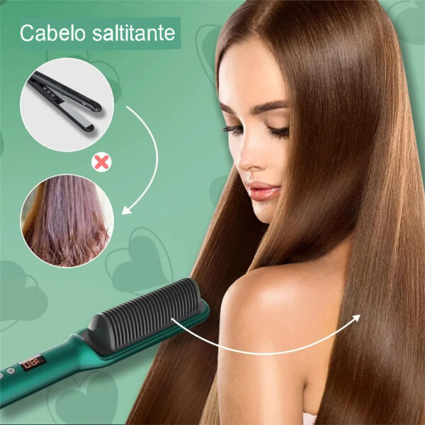 Escova Pente Alisadora Modeladora Elétrica - Image 4