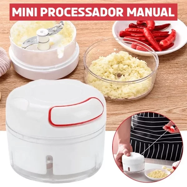 Mini Triturador de Alimentos com 2 Laminas - Image 4