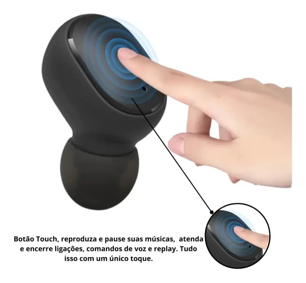 Fone De Ouvido Sem Fio Bluetooth 5.0 Tws - Image 4