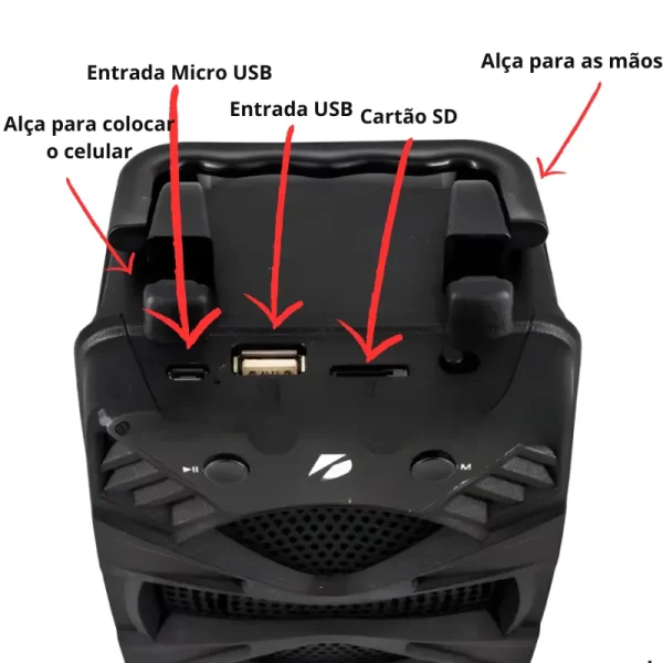 Caixa de Som Portátil Bluetooth - Image 6