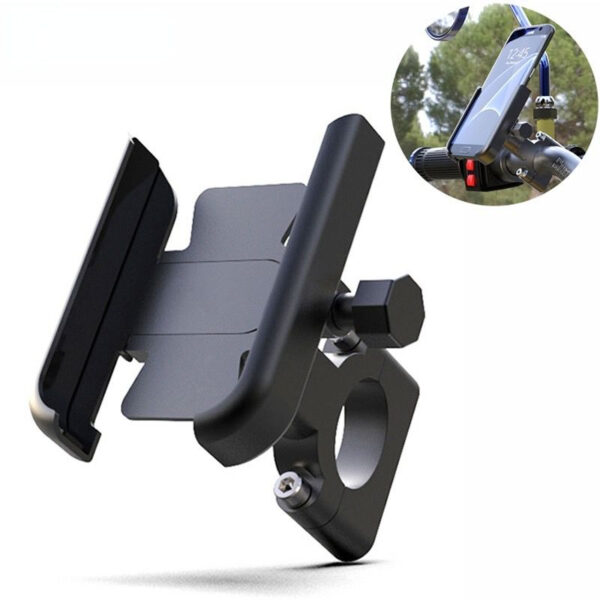 Suporte de Celular para Moto e Bicicleta de Alumínio com Metal - Image 2